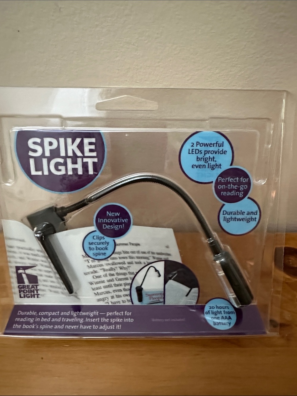 Flexible LED Reading Light - Silver